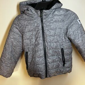 Abercrombie & Fitch Black and White Textured Jacket